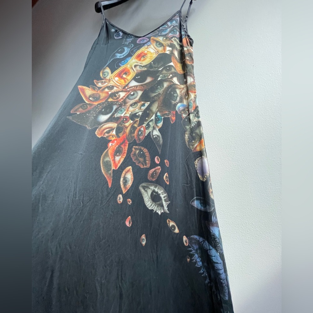 Silk Avant-Garde Designer Slip Dress Size Small / Medium - Picture 5 of 16